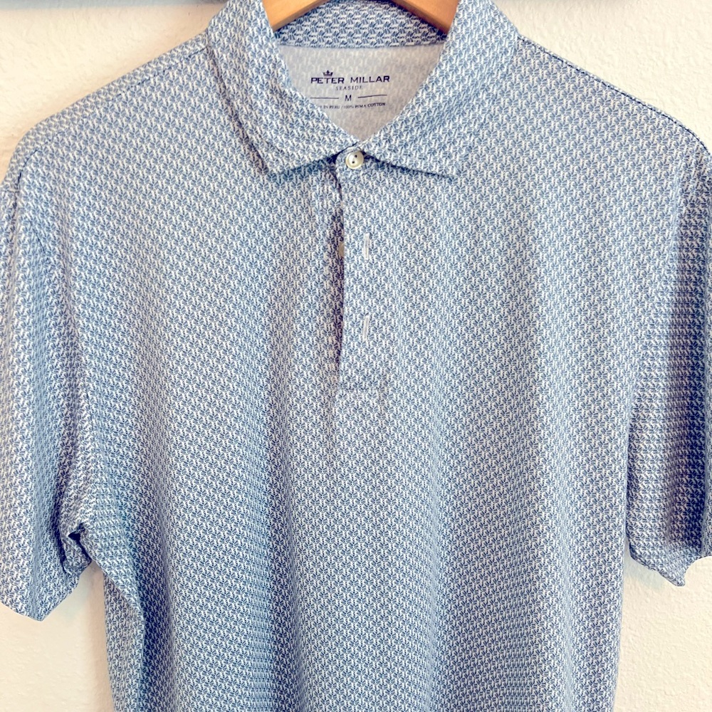 Peter Millar Seaside Golf Shirt - M